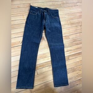 Shockoe Atelier standard como denim jeans dark wash